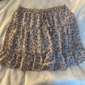 Sienna sky ruffle skirt